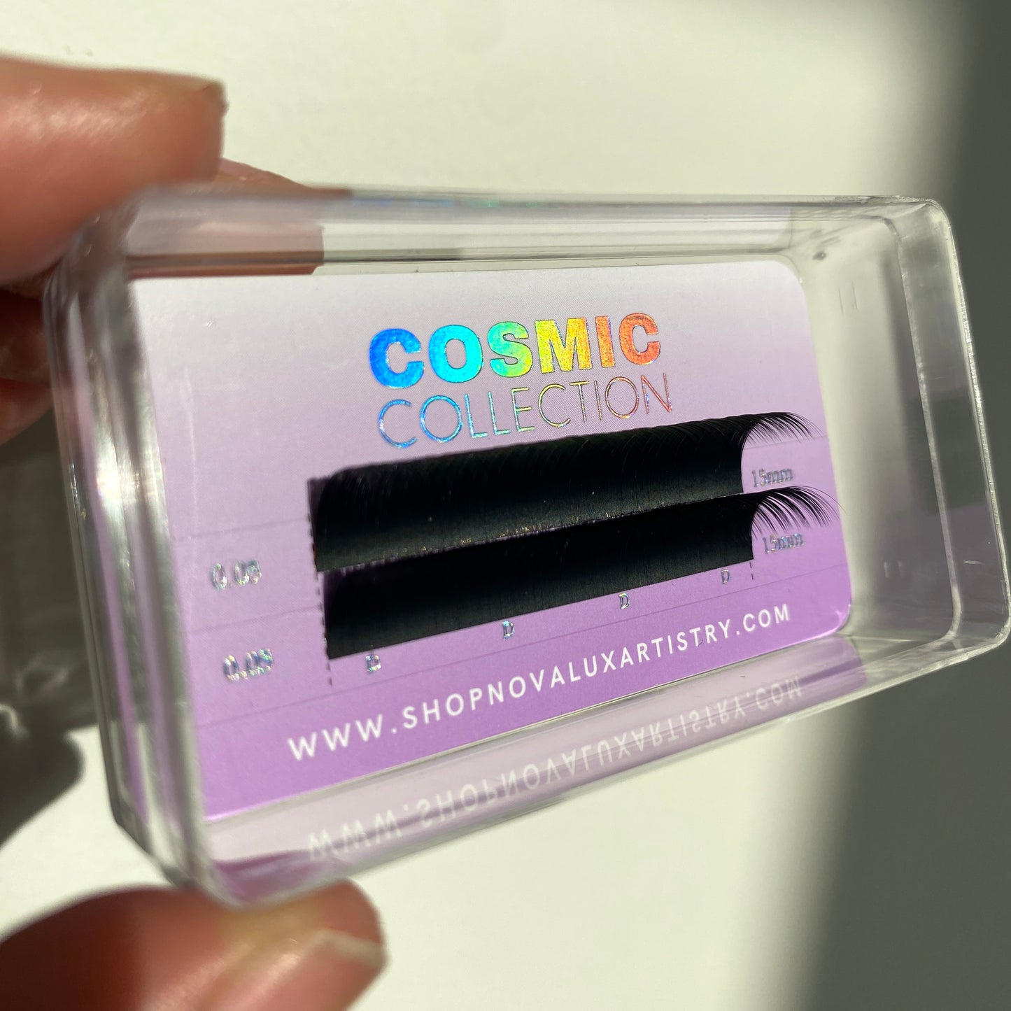 Free Cosmic Collection Lash Sample Tray