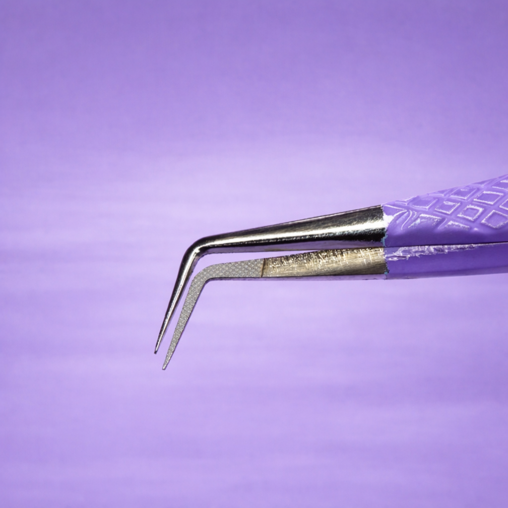 90 Degree Fiber Tip Tweezer